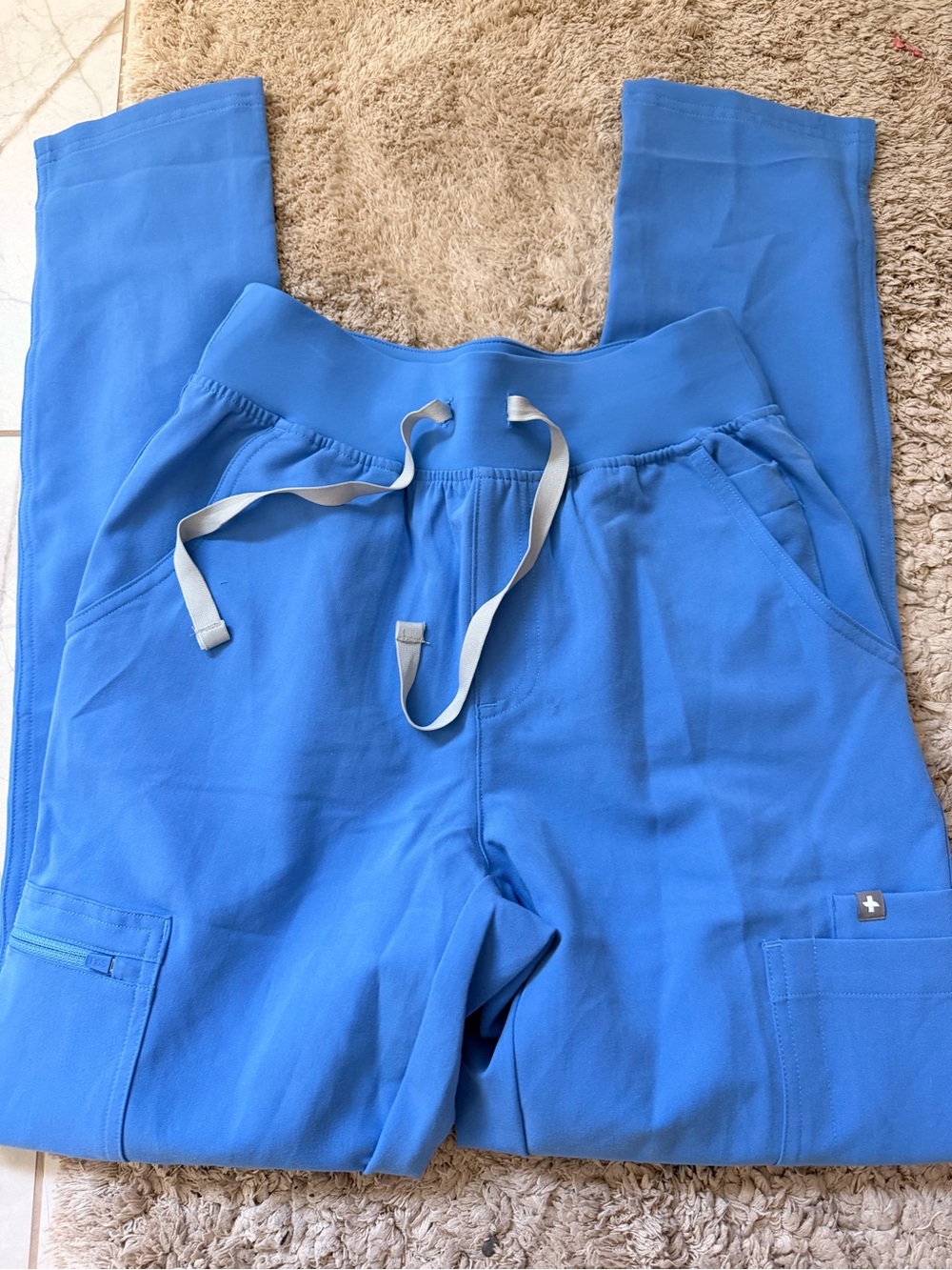 Figs Women's Cobalt Drawstring yolo
